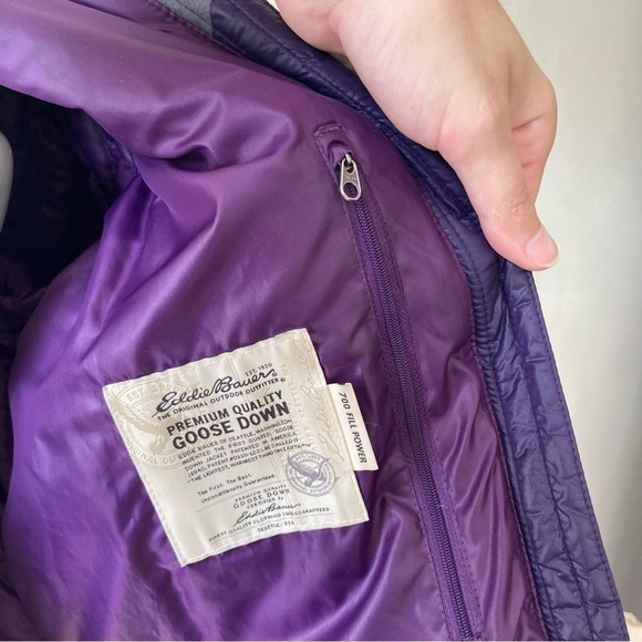 Eddie Bauer | EB700 Full Zip Goose-Down Fill Lightweight Puffer Jacket Coat - Picture 8 of 11